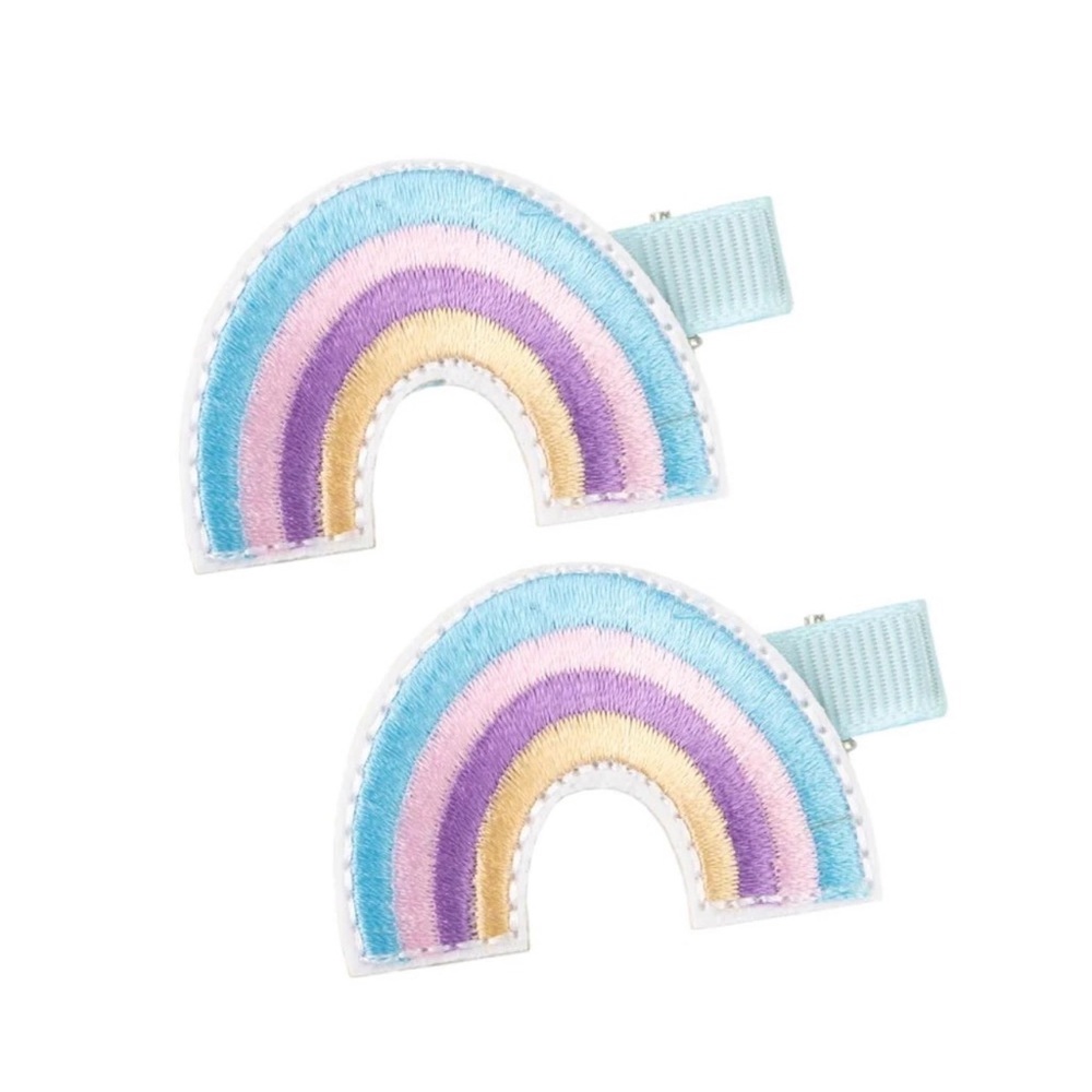 Follow your rainbow blue clip